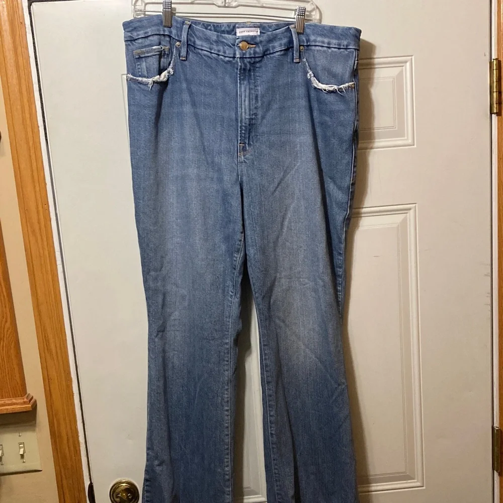 Good American Classic‎ Women's Blue Denim Jeans 16